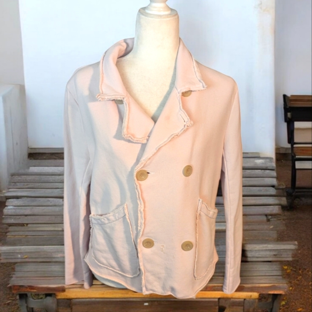Frank & Eileen Light Pink Double-Breasted Jacket